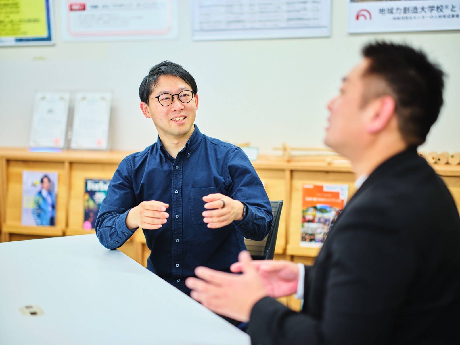 人材育成アドバイザーとしての対話の様子